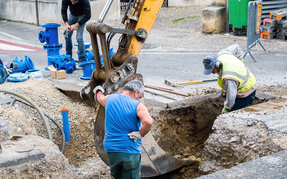 travaux assainissement Saint-Leu-d'Esserent